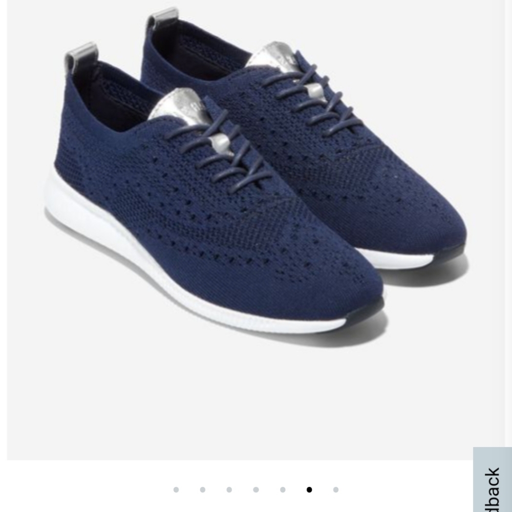 NWOB Cole Haan Men's Blue Knit Oxfords